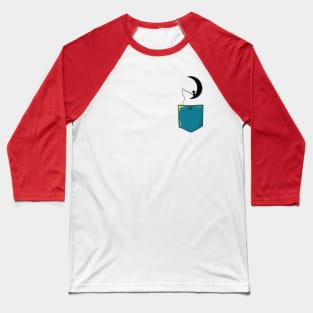 Child on the Moon Baseball T-Shirt